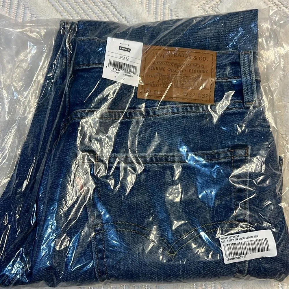 LEVIS - 502 TAPER FIT MEN'S JEANS